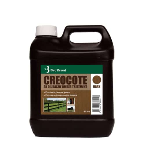 Bird Brand Dark Brown Creocote Oil Based Exterior Wood Treatment 4L