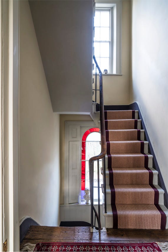 Cord No.16 by Farrow & Ball on a painted wall in a room setting