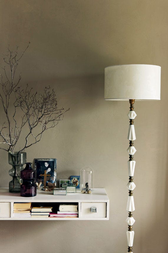 Light Gray No.17 by Farrow & Ball on a painted wall in a room setting