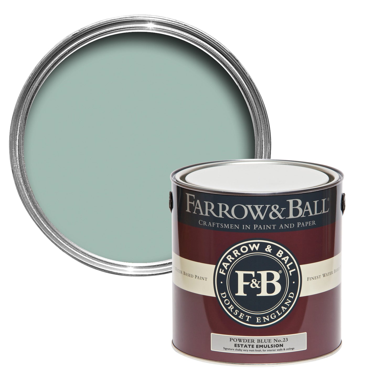 2.5L Estate Emulsion Powder Blue No.23Farrow & Ball