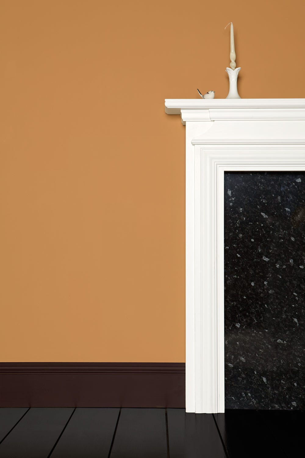 Sand No.45 by Farrow & Ball on a painted wall in a room setting