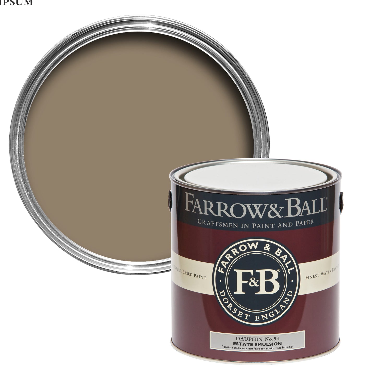 Farrow & Ball 750ml Modern Eggshell Wainscot No.55