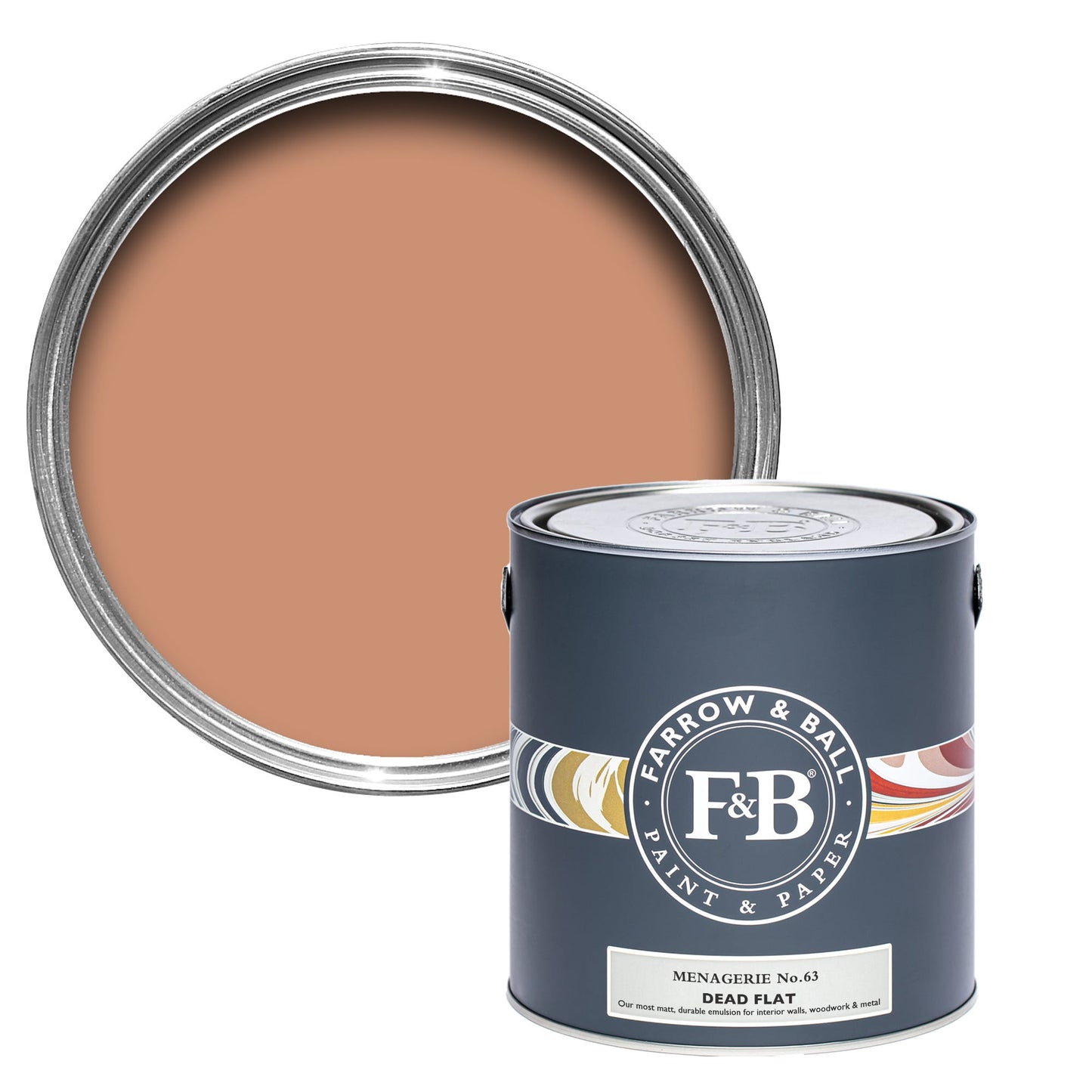 Farrow & Ball Multi Surface 750ml Dead Flat Menagerie No.63
