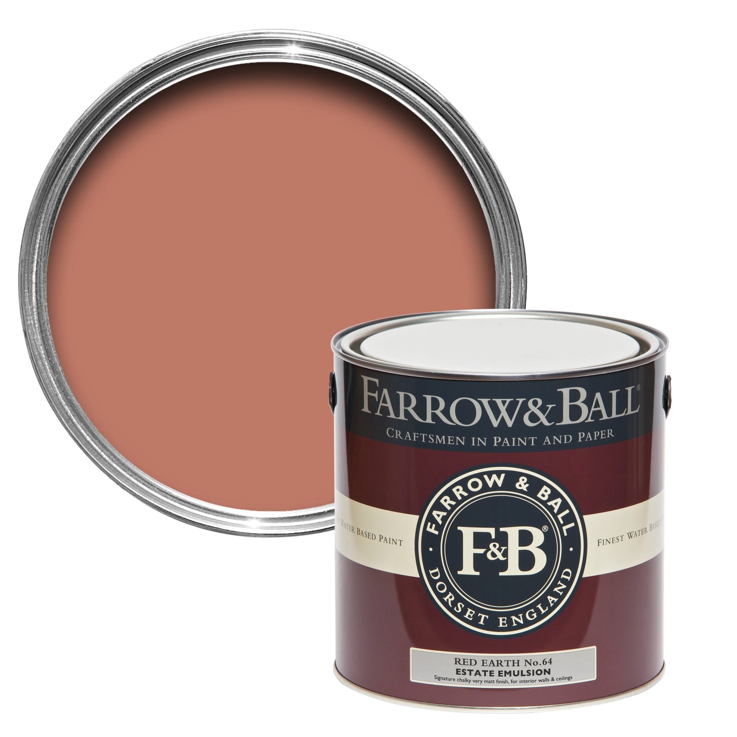 Farrow & Ball 2.5L Exterior Eggshell Red Earth No.64