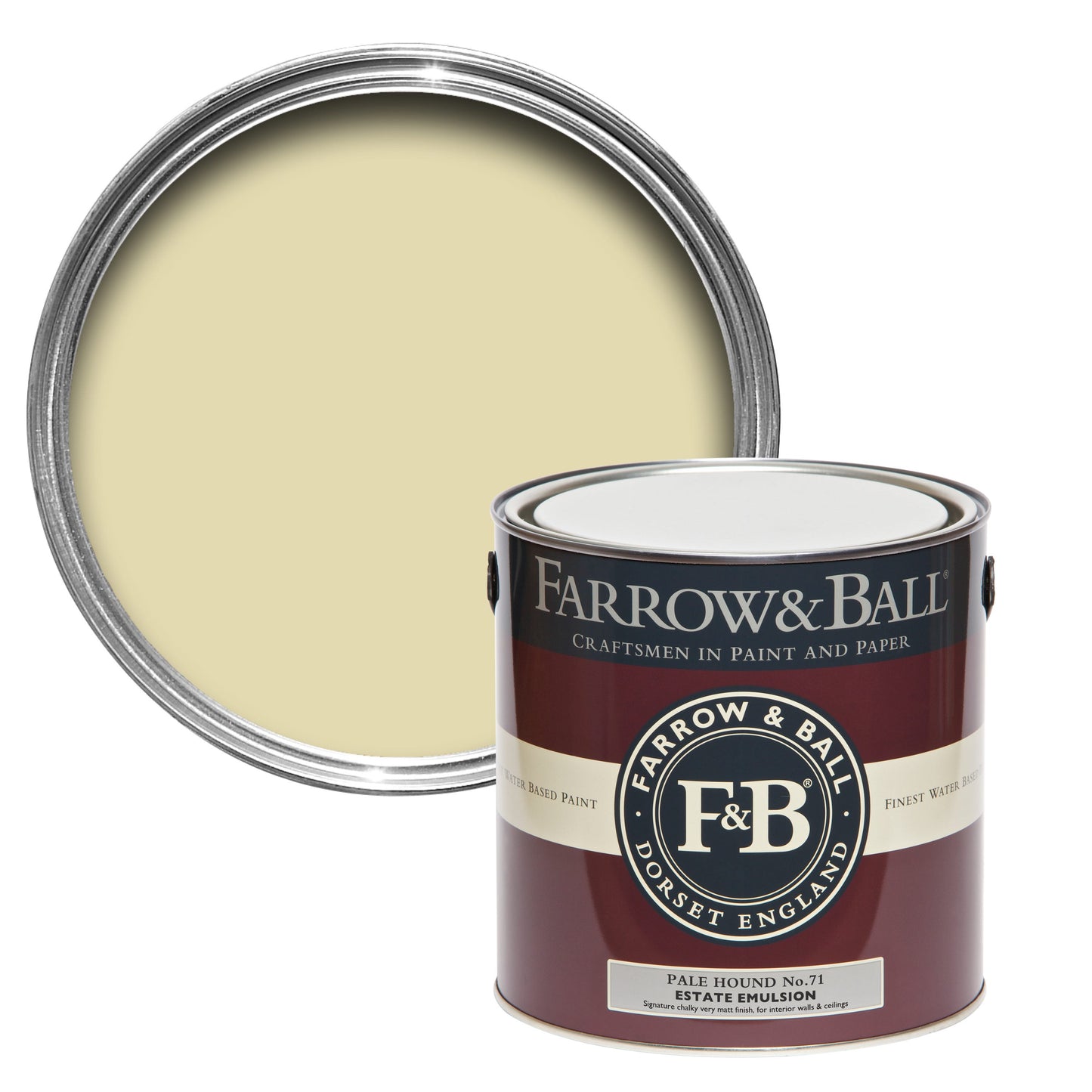 Farrow & Ball 2.5L Modern Eggshell Pale Hound No.71