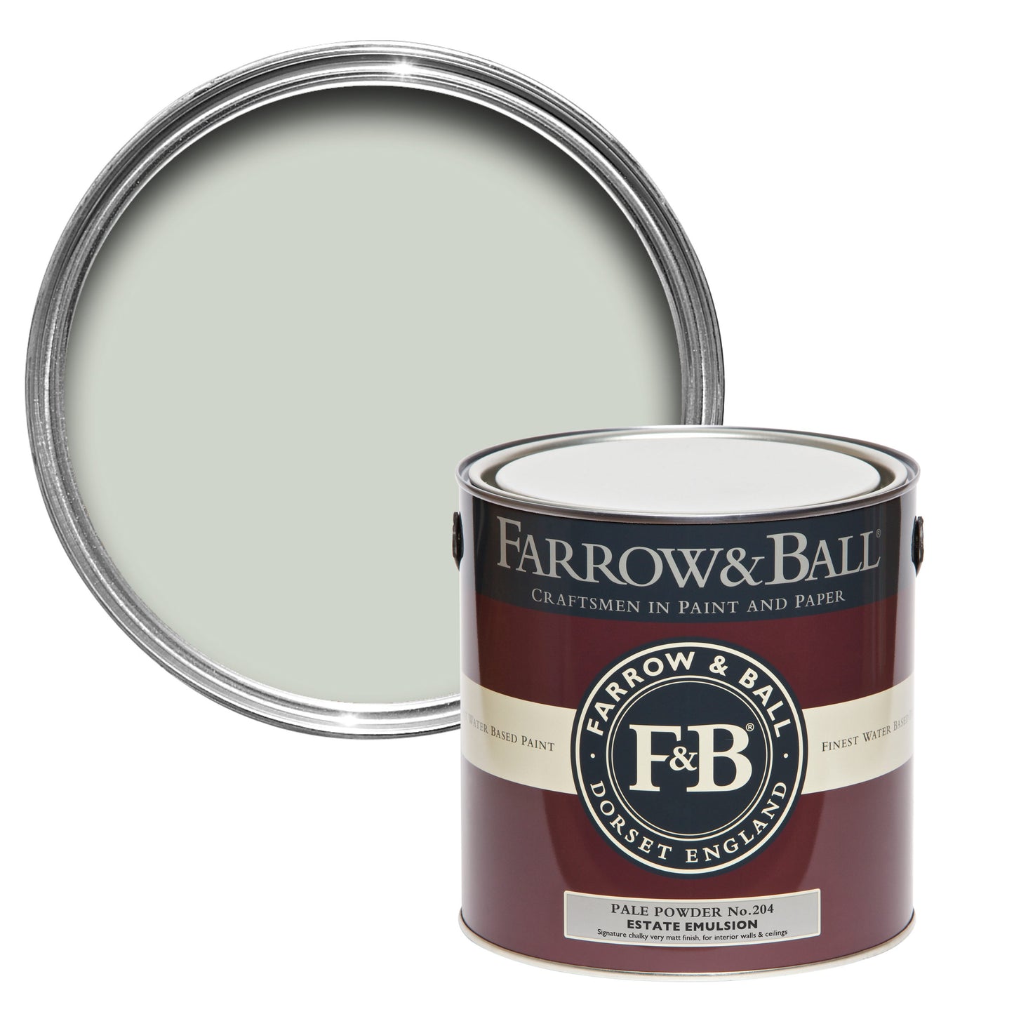Farrow & Ball 2.5L Exterior Eggshell Pale Powder No.204