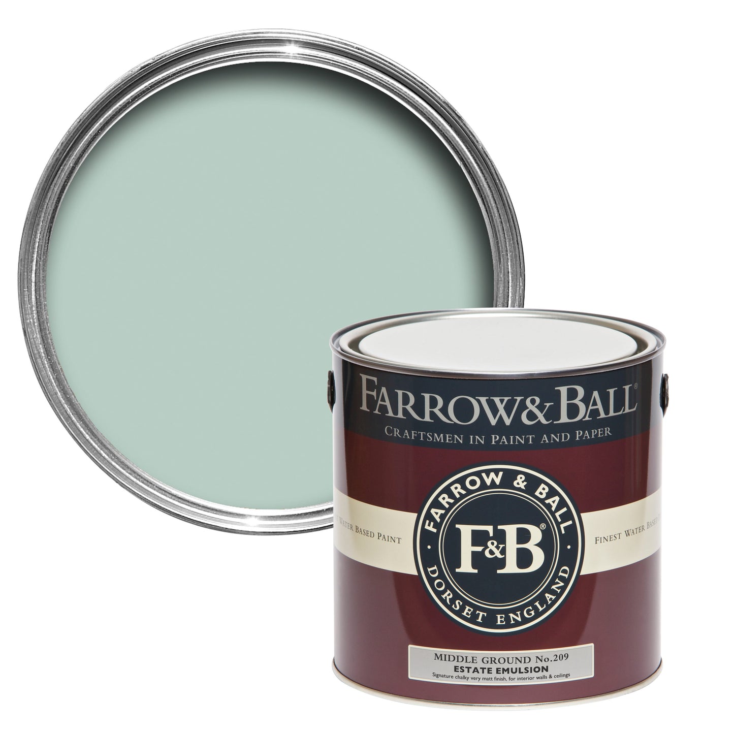 2.5L Estate Emulsion Middle Ground No.209Farrow & Ball