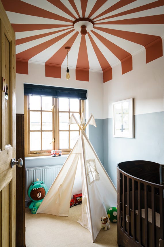 Blazer No.212 by Farrow & Ball on a painted wall in a room setting