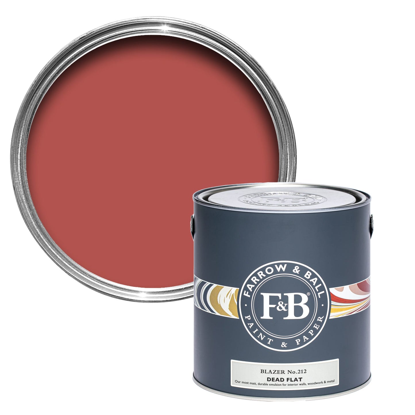 Farrow & Ball Multi Surface 5L Dead Flat Blazer No.212
