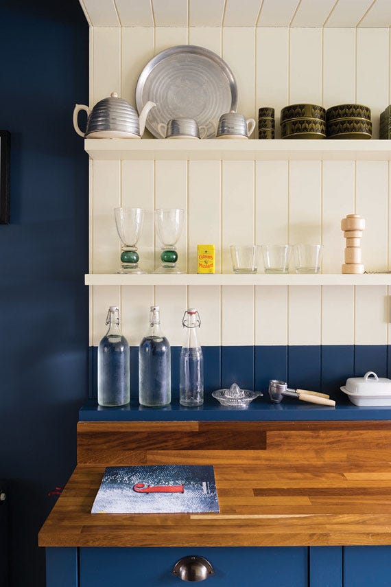 Wimborne White No.239 by Farrow & Ball on a painted wall in a room setting