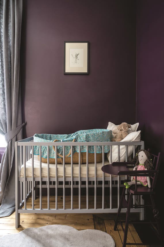 Pelt No.254 by Farrow & Ball on a painted wall in a room setting
