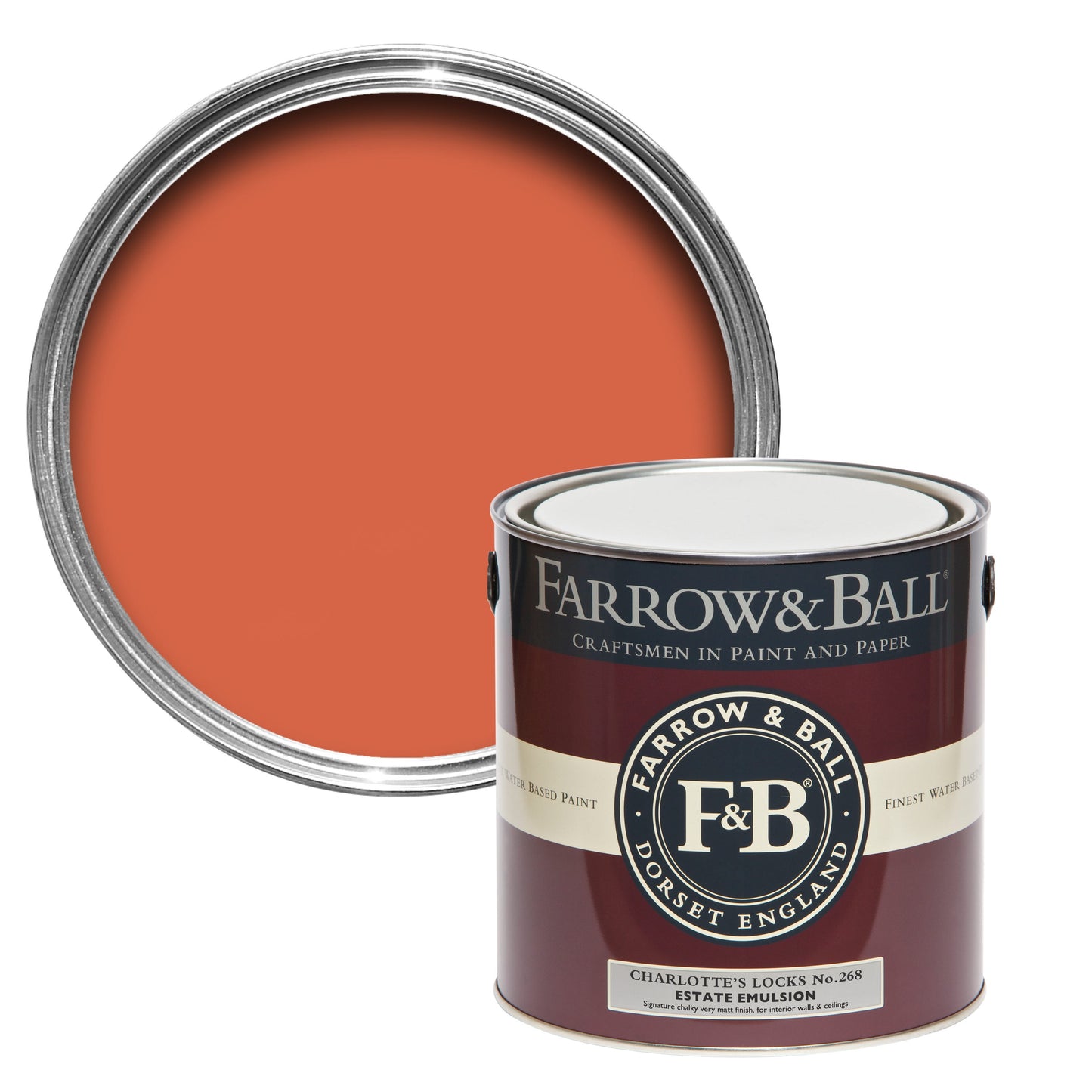 Farrow & Ball 2.5L Exterior Eggshell Charlotte's Locks No.268