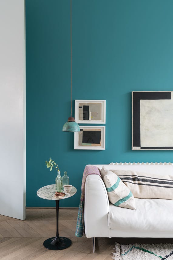 Vardo No.288 by Farrow & Ball on a painted wall in a room setting