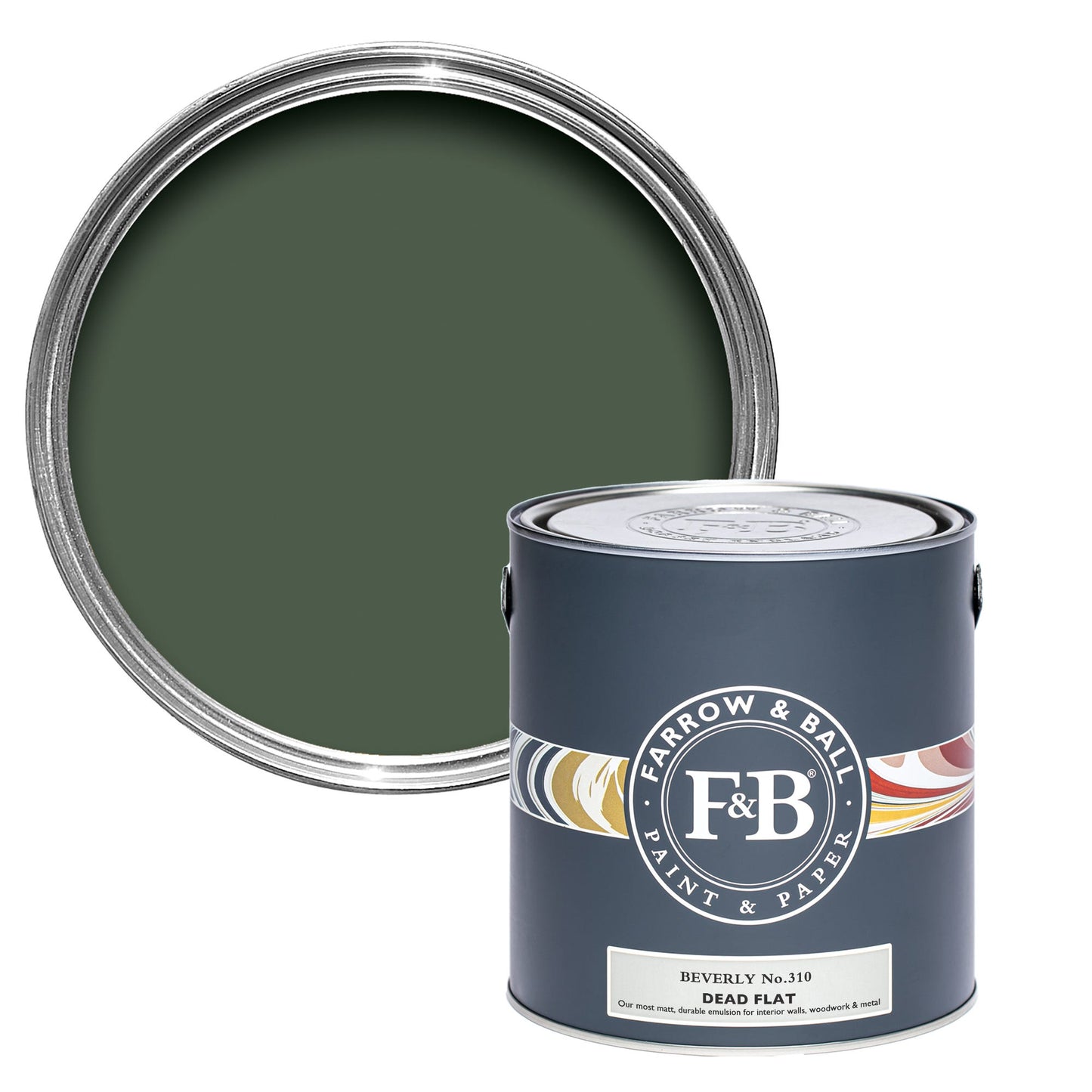 Farrow & Ball Multi Surface 2.5L Dead Flat Beverly No.310