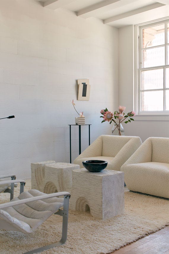 Salt No.CC5 by Farrow & Ball on a painted wall in a room setting