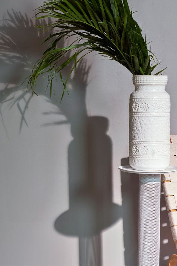 Stoke No.CC7 by Farrow & Ball on a painted wall in a room setting