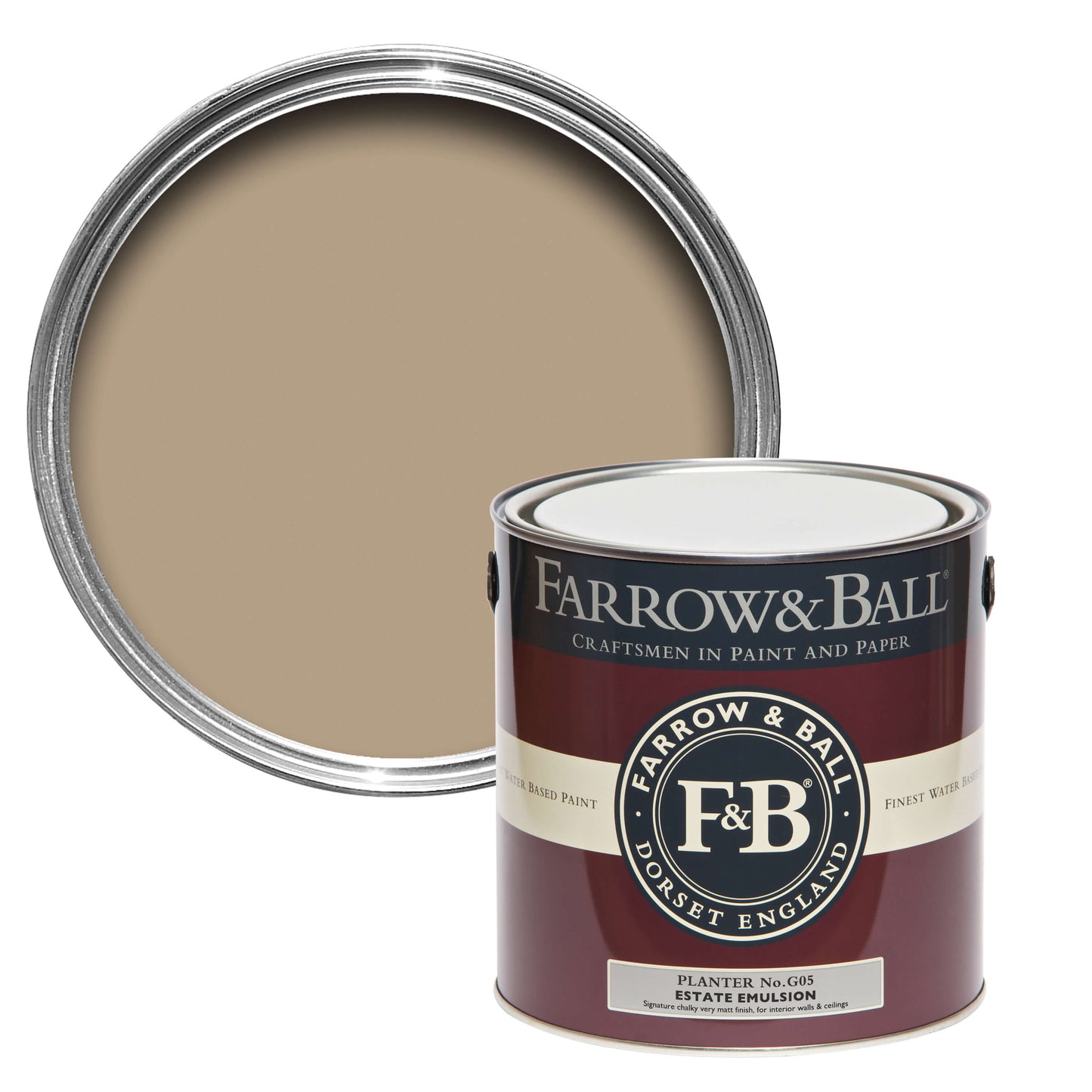 Farrow & Ball 750ml Modern Eggshell Planter No.G5