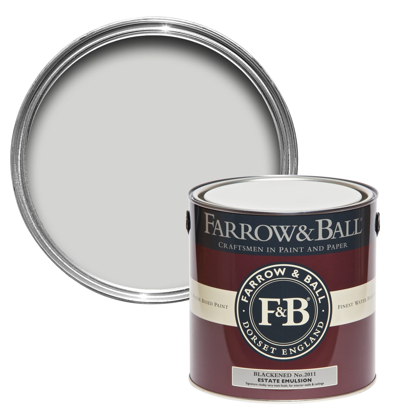 Farrow & Ball 750ml Modern Eggshell Blackened No.2011