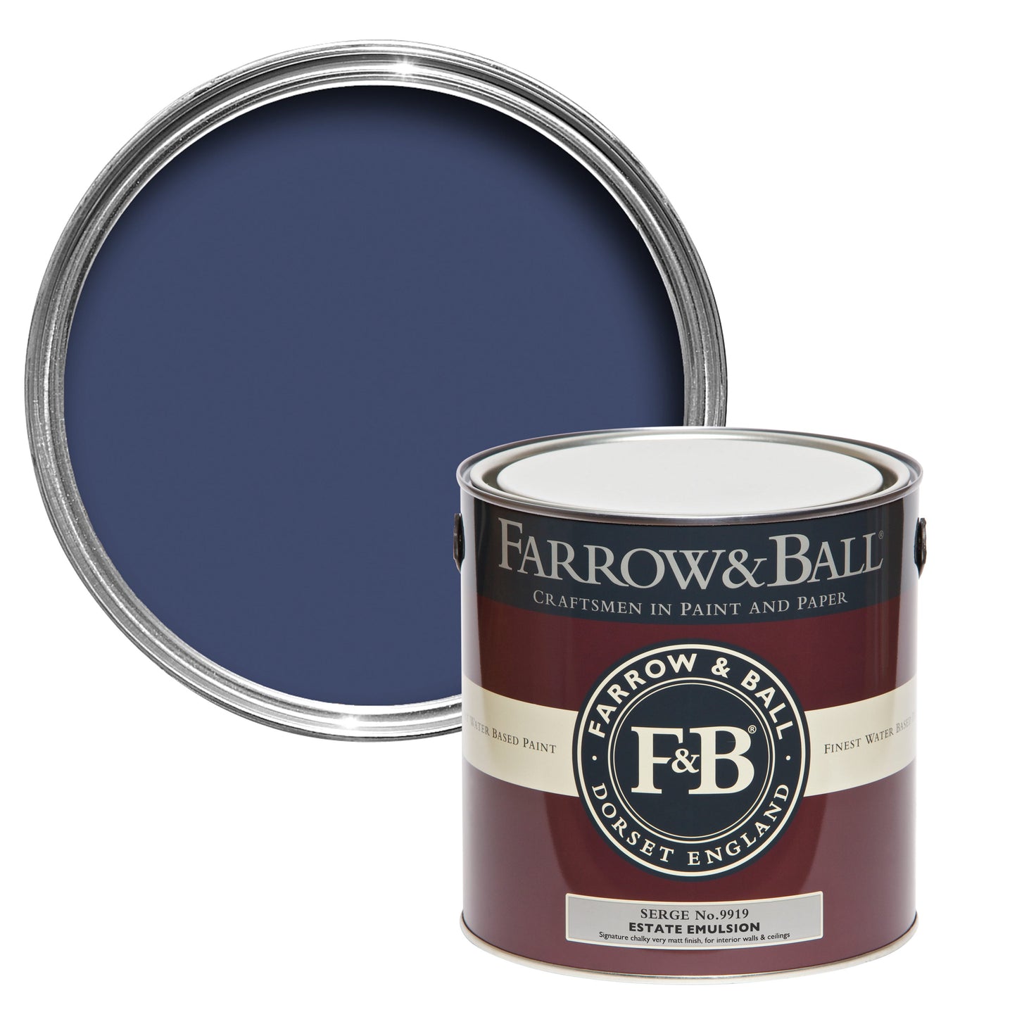 Tin Farrow & Ball 2.5L Modern Emulsion Serge No.9919