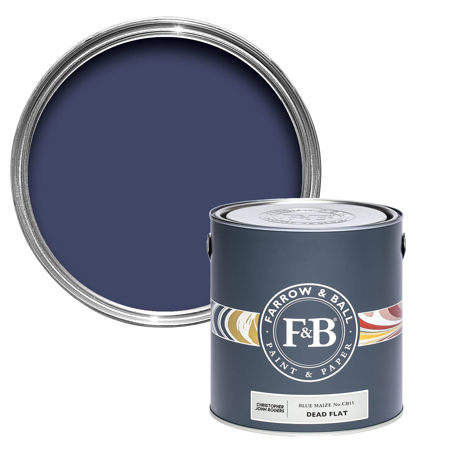 Farrow & Ball Multi Surface 5L Dead Flat Blue Maize No.CB11