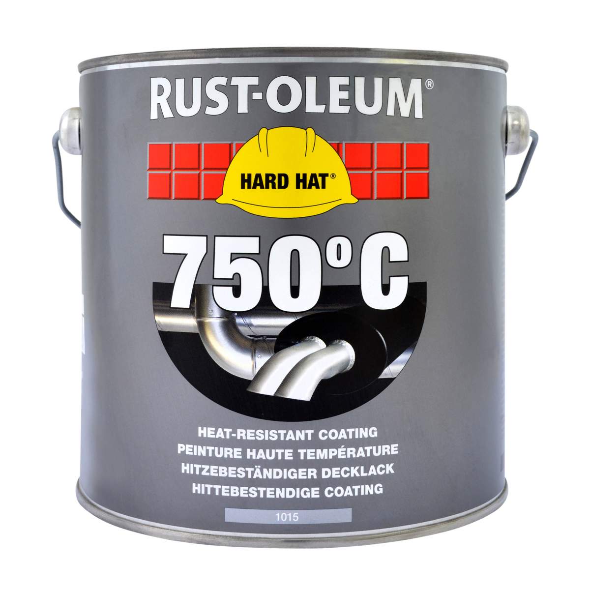 RUSTOLEUM Hard Hat High Heat Resistant Paint 750 Degrees 750ml/2.5L Black or Silver