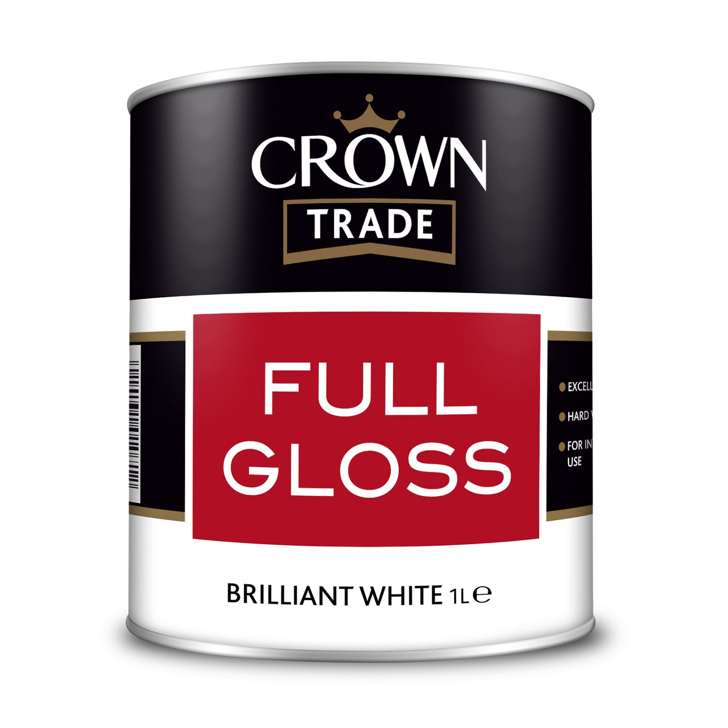Crown Trade Full Gloss Extreme Hardwearing Paint - Brilliant White