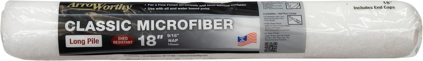 18" ARROWORTHY Classic Long Pile Roller 9/16" Nap