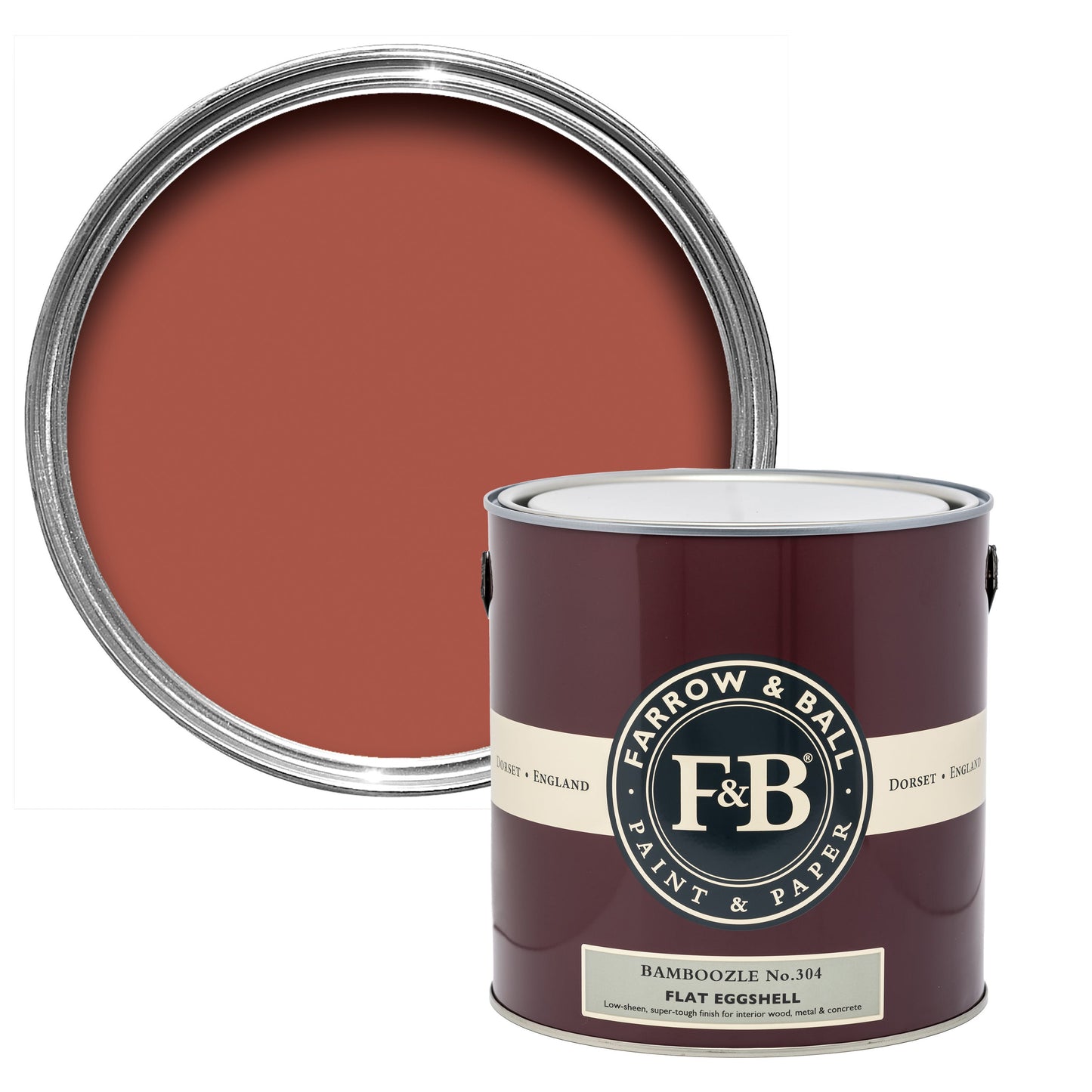 Farrow & Ball 2.5L Flat Eggshell Bamboozle No.304