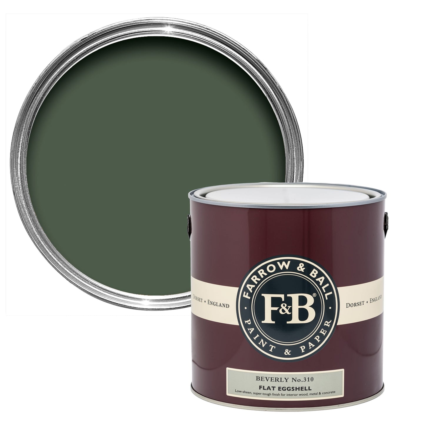 Farrow & Ball 5L Flat Eggshell Beverly No.310