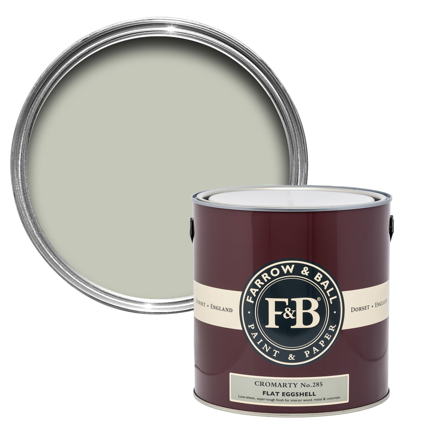 Farrow & Ball 5L Flat Eggshell Cromarty No.285