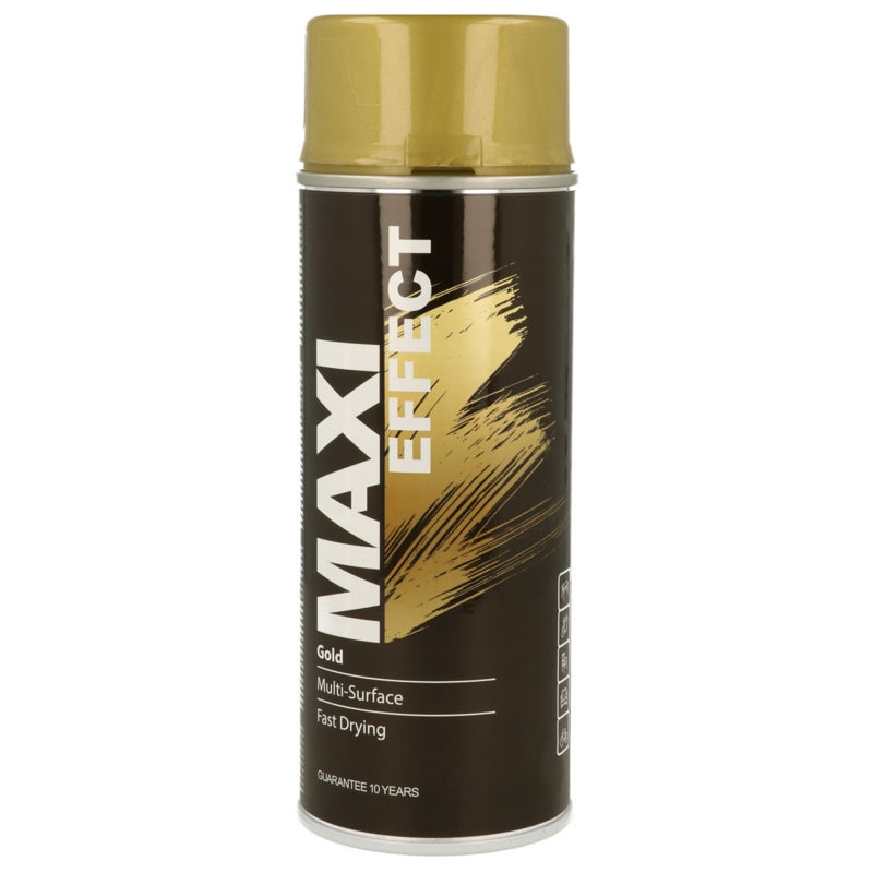 Maxi Multi-Surface Fast drying Paint Gold - 400 ml Aerosol Spray Paint