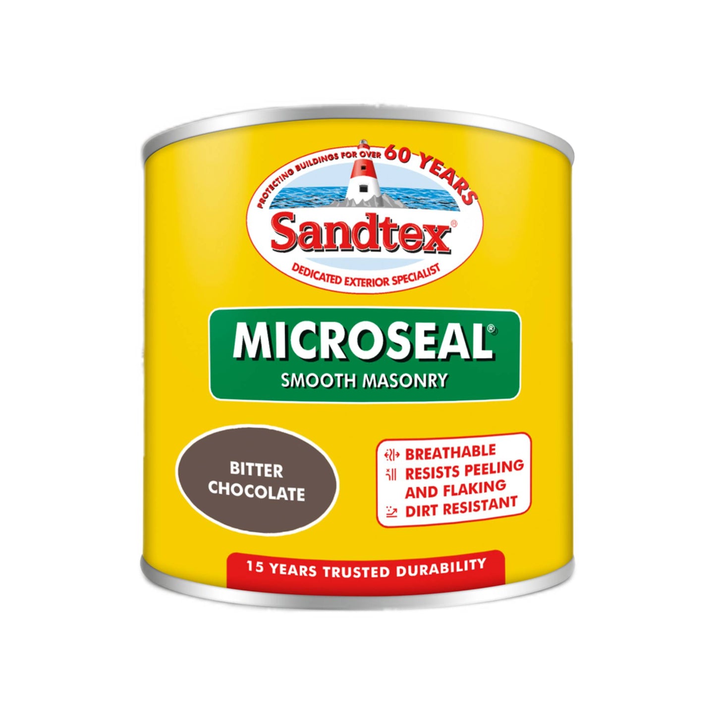 Sandtex 15 Year Weatherproof Exterior Wall Paint - Bitter Chocolate