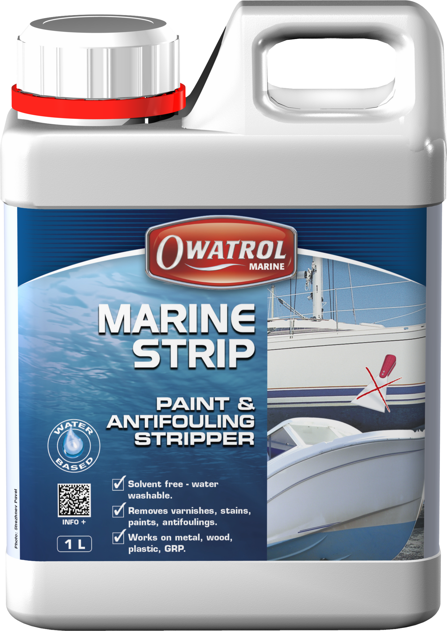 Owatrol Marine Strip Paint & Antifouling Stripper 1 Litre