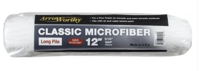 12" ARROWORTHY Classic Long Pile Roller 9/16" Nap