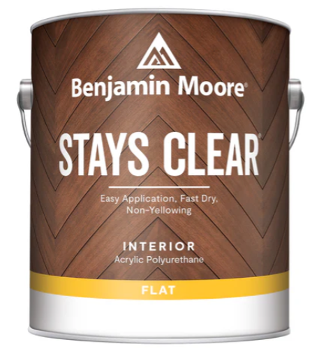 Benjamin Moore Stays Clear Interior Polyurethane Clear Coat Flat