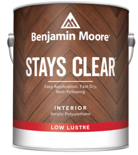 Benjamin Moore Stays Clear Interior Polyurethane Clear Coat Low Lustre