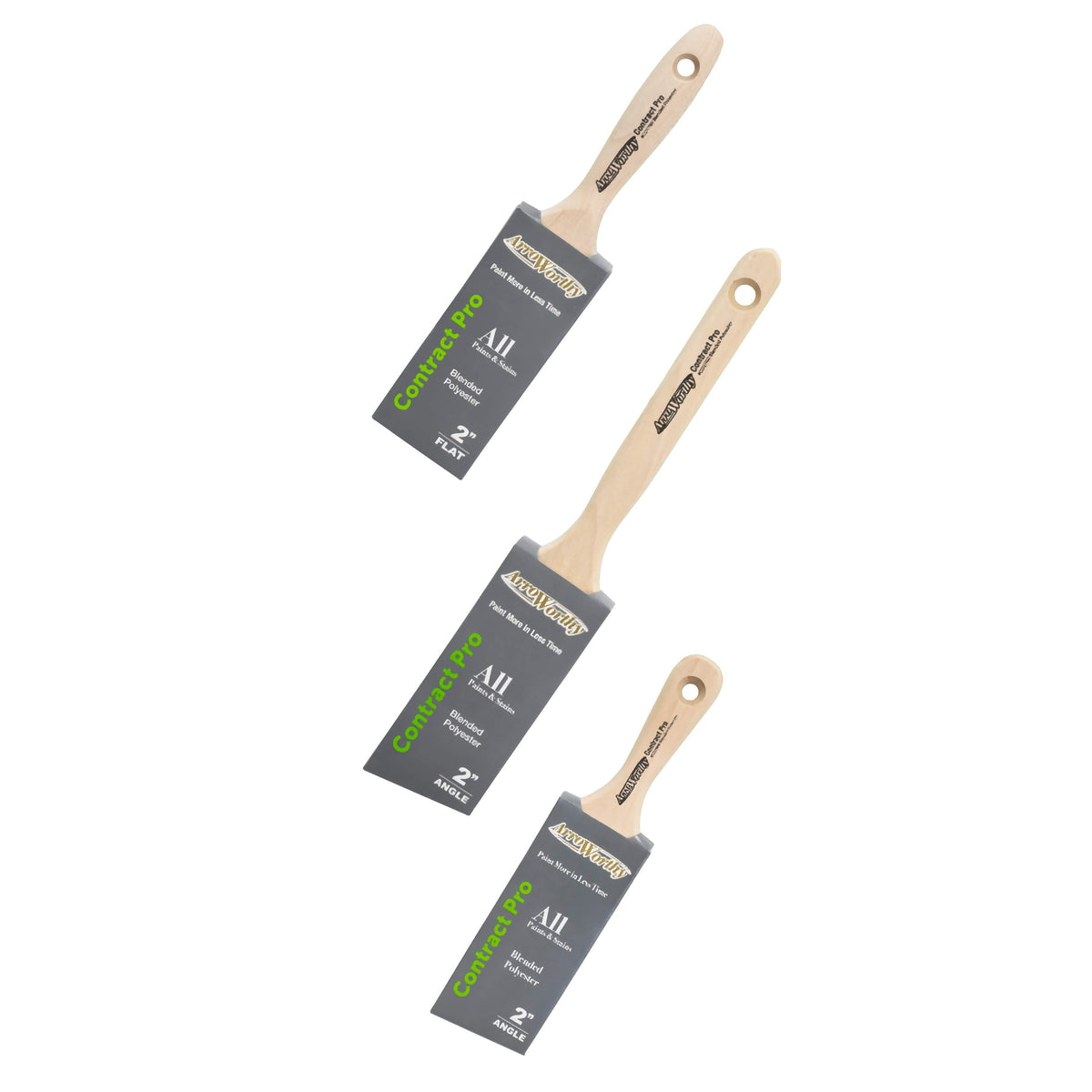 Arroworthy Contract Pro Angle Cut Brush All Sizes