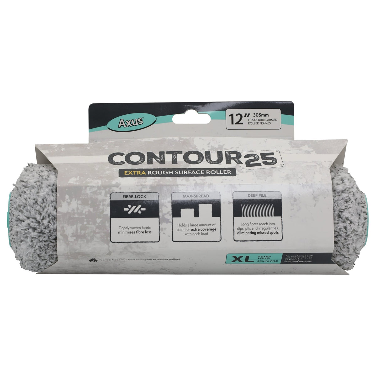 Axus Contour 25 Extra Rough Surface Roller Sleeve 12"