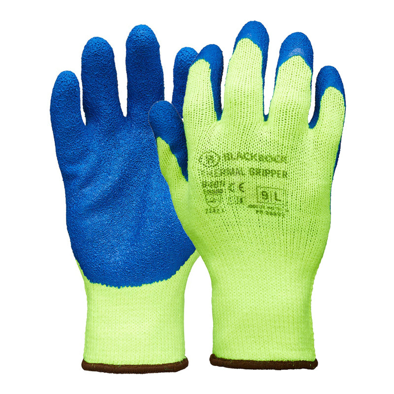 Blackrock 84011 Thermal Heavy-Duty Gripper Gloves Size 10 XL