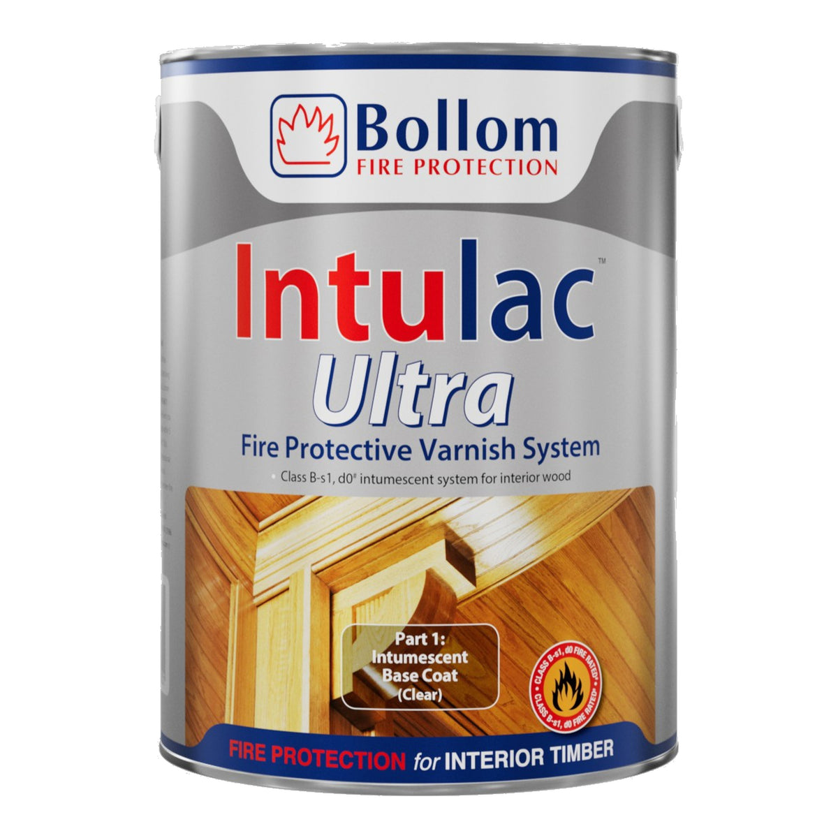 Bollom Intulac Ultra Basecoat - Clear - 5 Litre