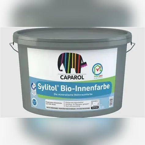 Caparol Sylitol® Bio-Interior Mineral Paint 5 Litre Tinted Colours Organic Allergy Friendly