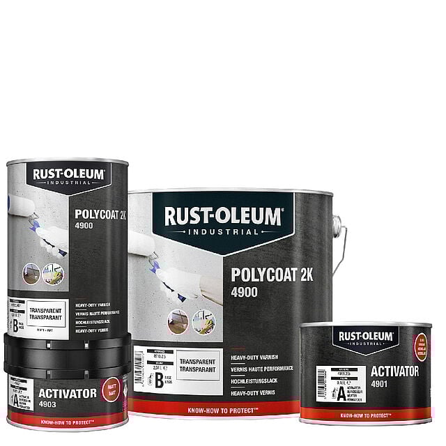 Rustoleum 4900 Polycoat 2K Heavy Duty Varnish Matt