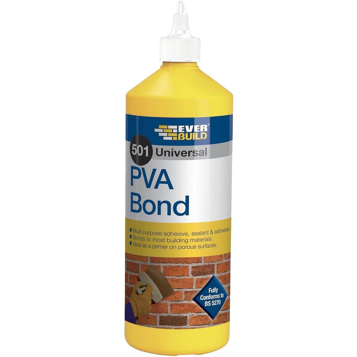 Everbuild 501 Universal, PVA, Long Bonding Time (over 12 Hours) 500ml