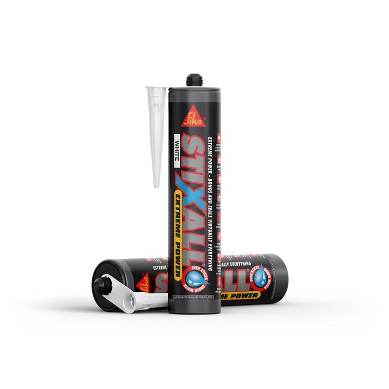 Everbuild Stixall Sealant and Adhesive White 290ml Size Cartridge