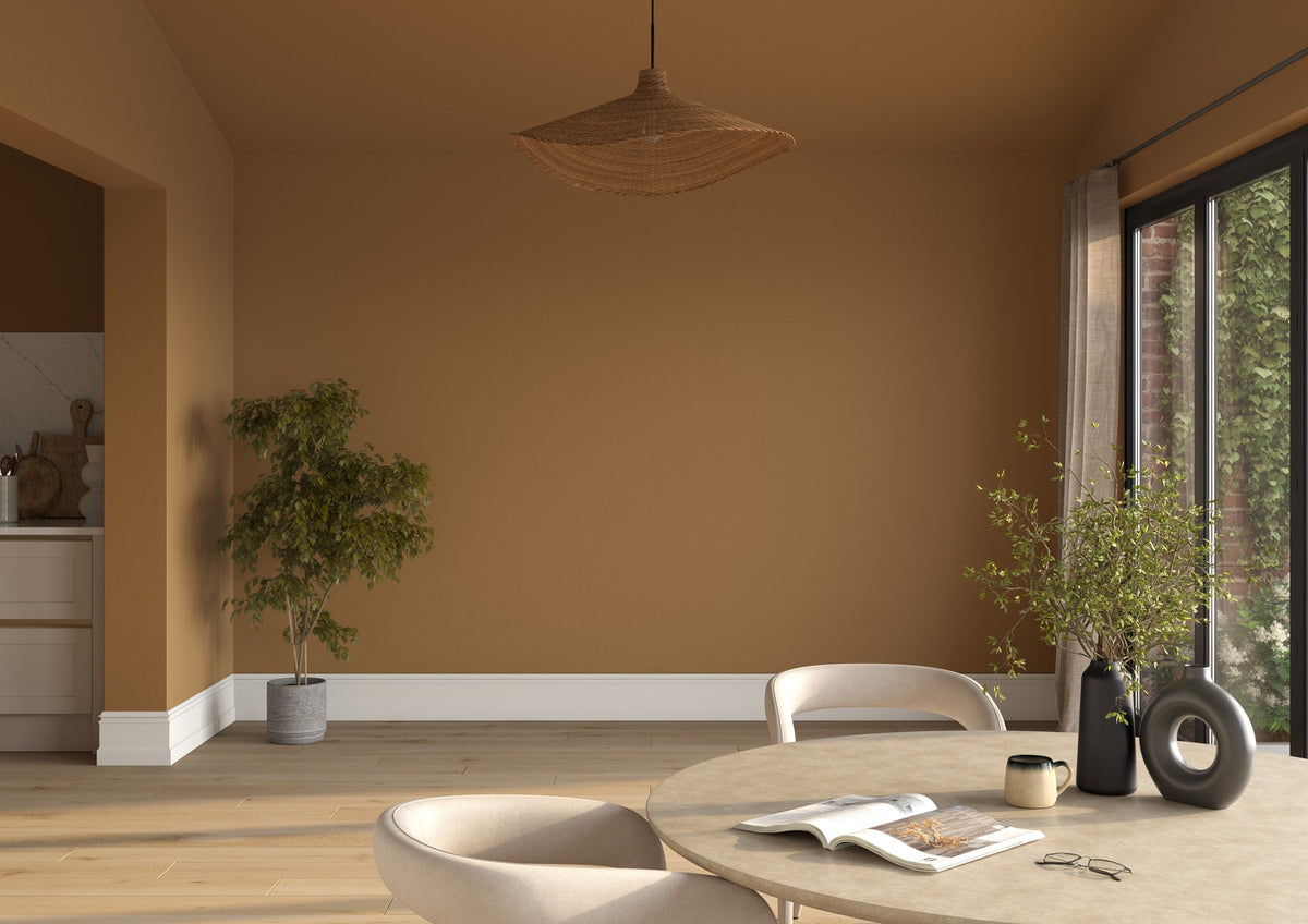 Dulux Heritage Masters Gold on the walls of a room setting