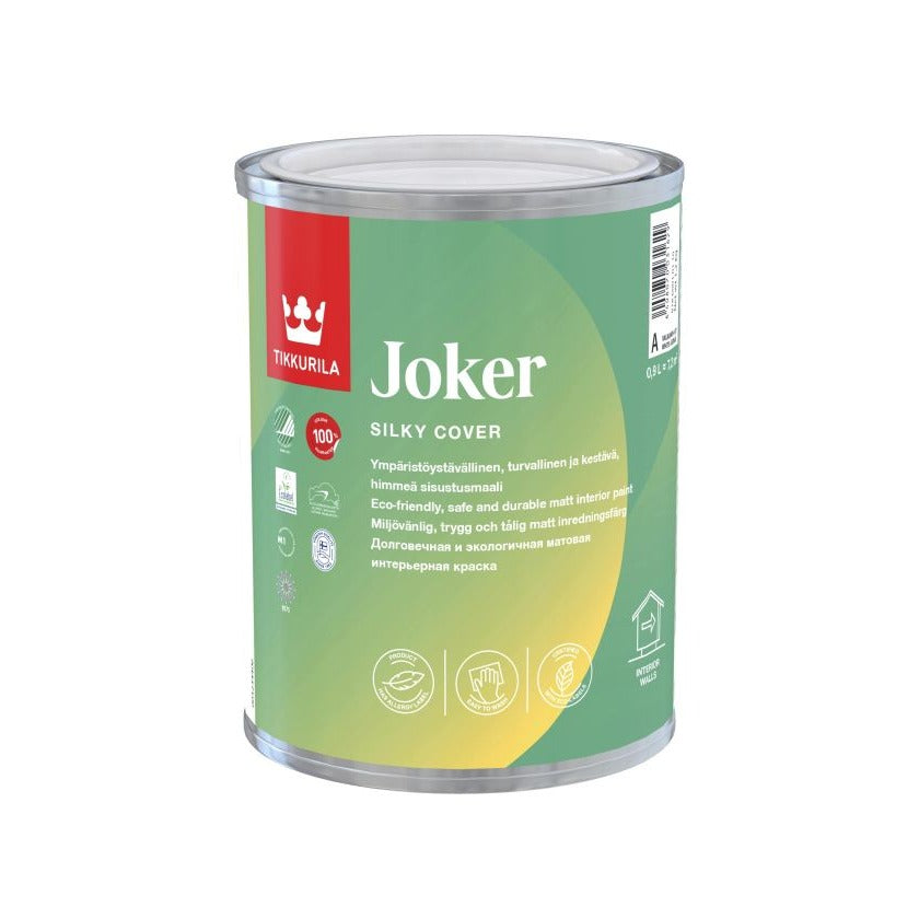 Tikkurila Joker Allergy Friendly Paint Tinted Colour