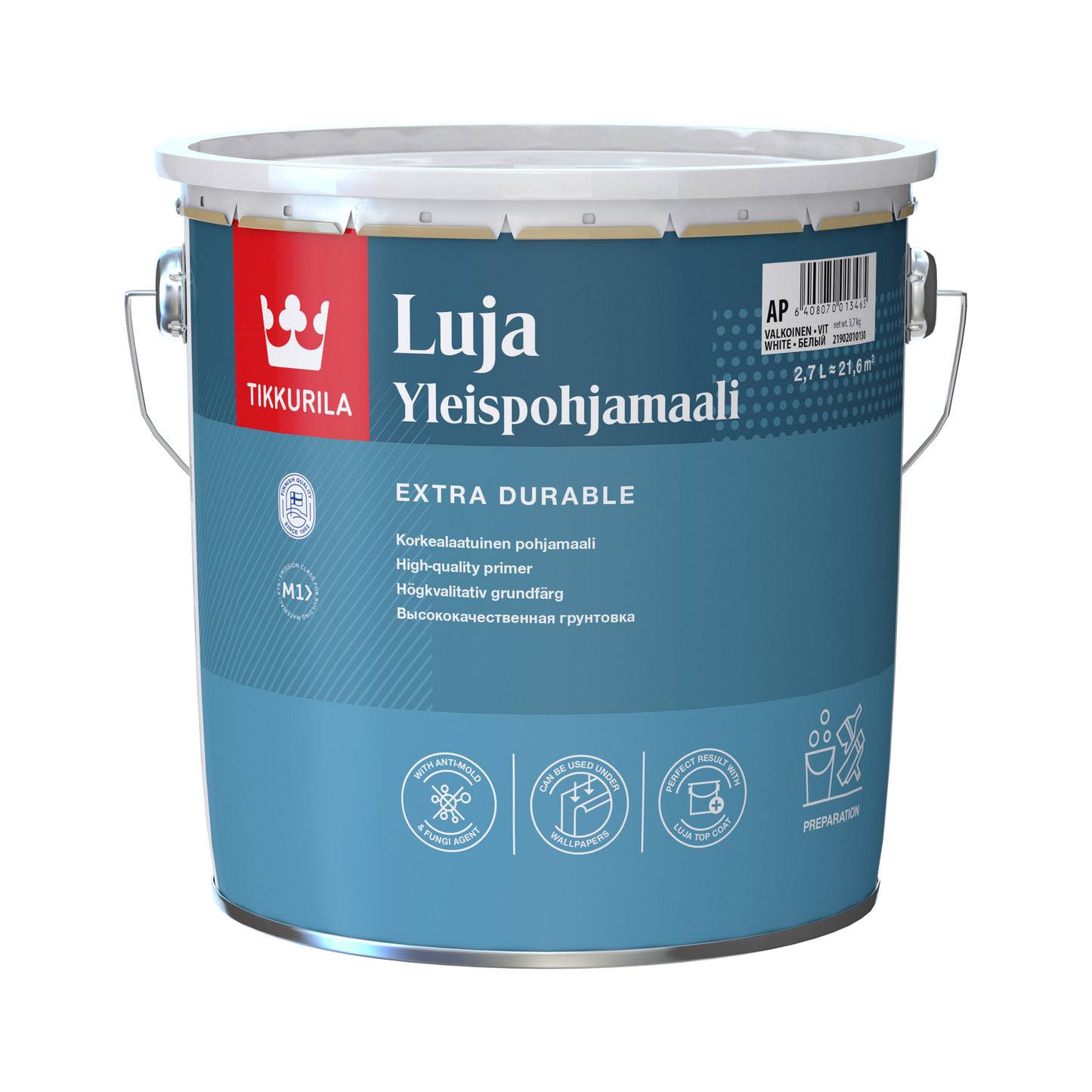 Tikkurila Luja Universal Primer For Anti Mould Paint System - White