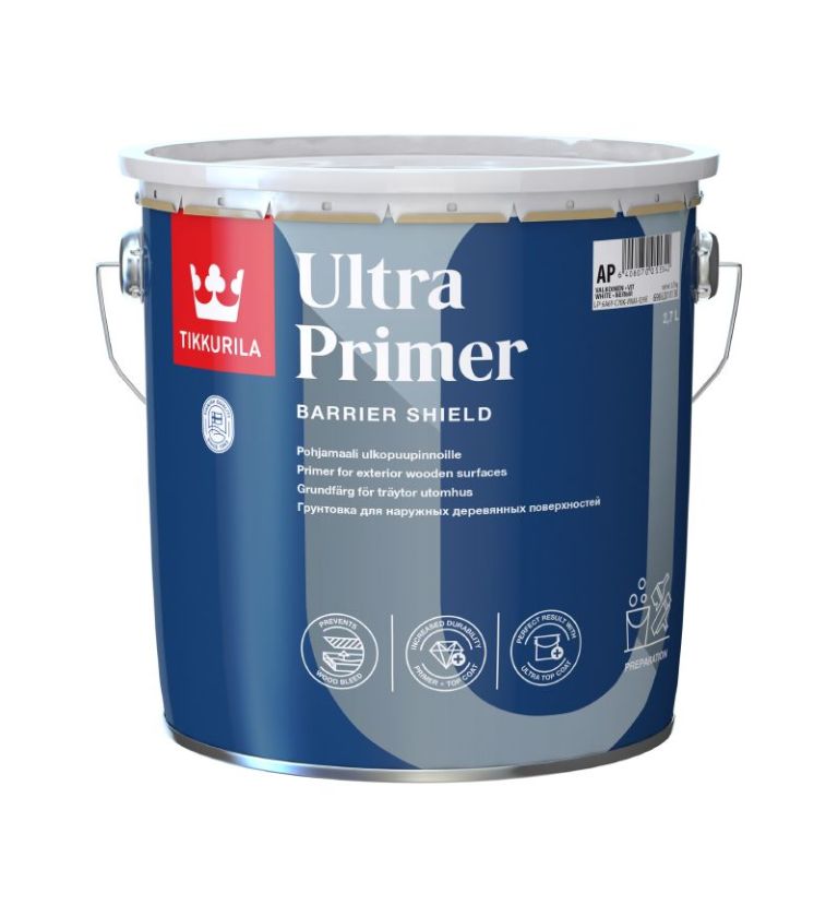 Tikkurila Ultra Primer Durable Exterior Wood Primer White
