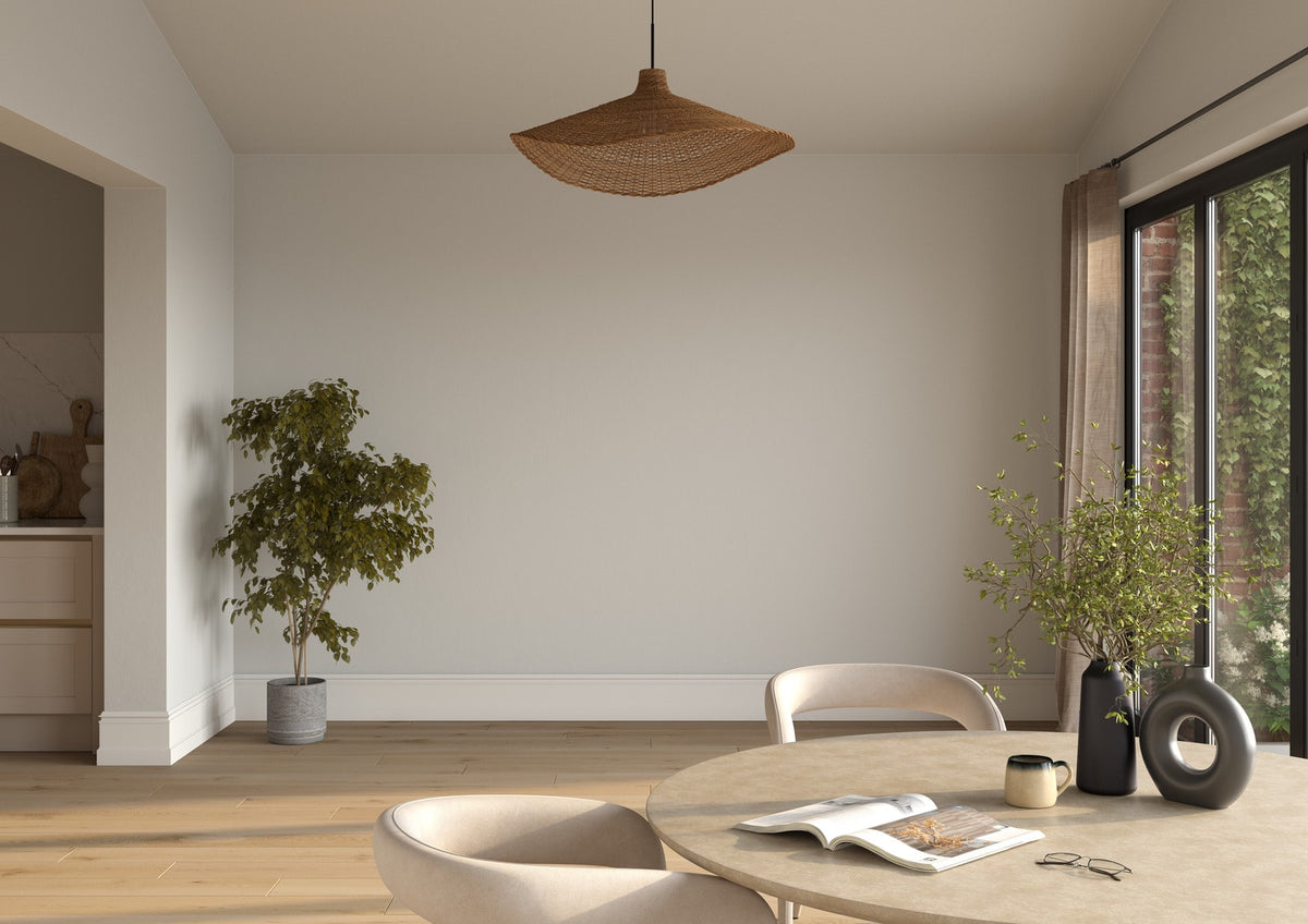 Dulux Heritage Turtledove Grey on the walls of a room setting