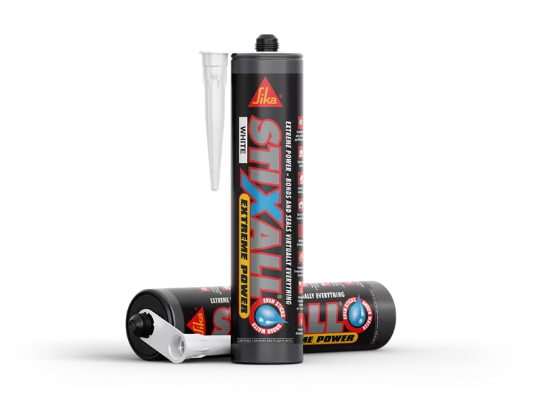Everbuild Stixall Sealant and Adhesive White 290ml Size Cartridge